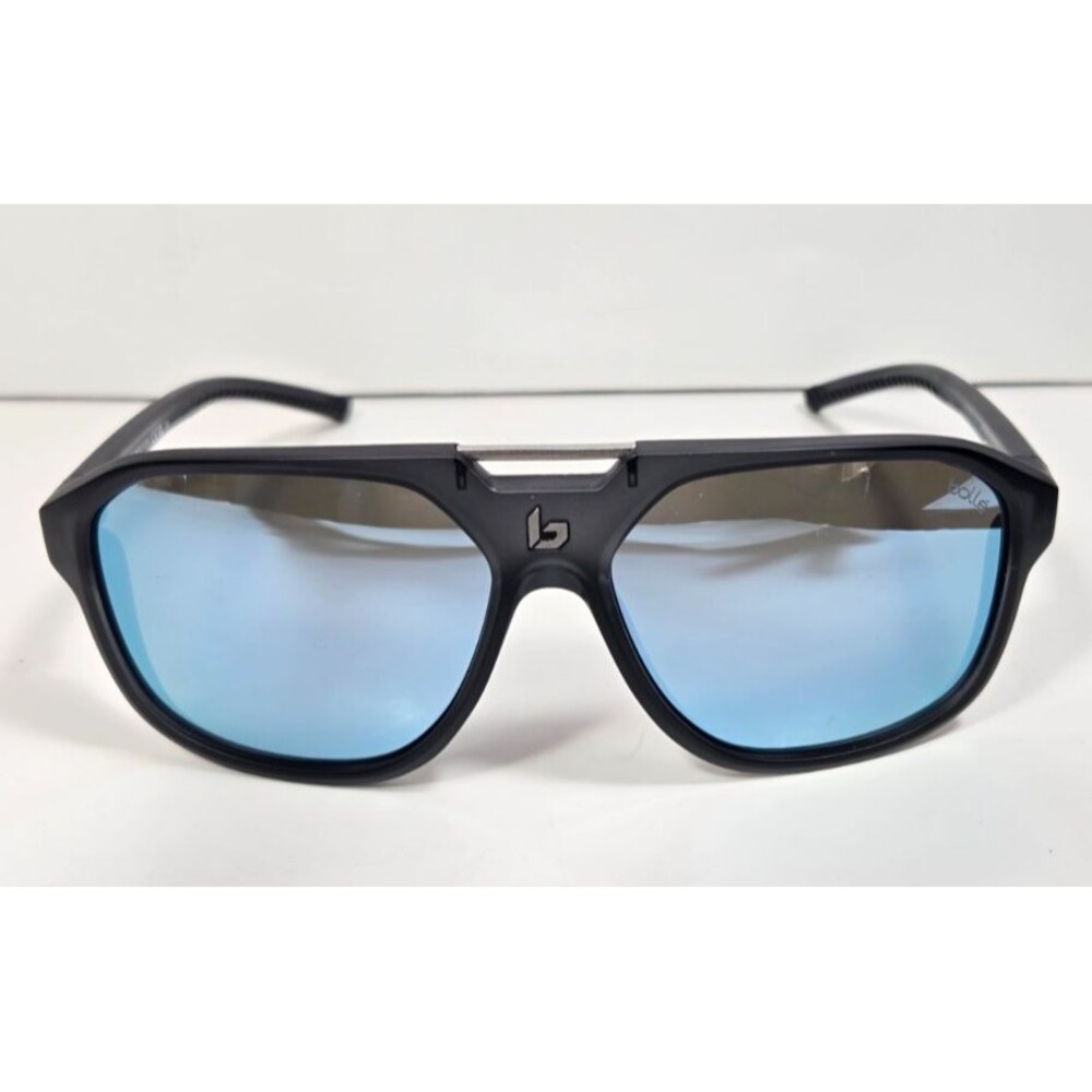 Bolle Arcadia Polarized Black Frost Pilot Sunglasses - BS037004